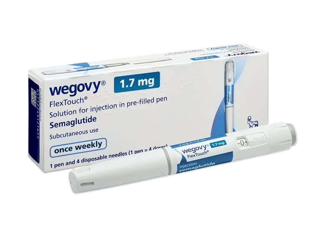 Wegovy 1.7 mg stilou injector pen preumplut Novo Nordisk - 4 doze semaglutida